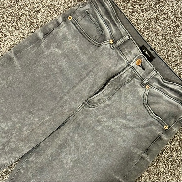 Express “90’s boot” Elegant Gray High Rise Bootcut Women's Jeans - Picture 3 of 7